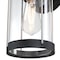 Westinghouse Fixture Wall Outdoor 60W Kezia, Textured Black Industrial Stl Clear Glass 6122100 - alternate 5
